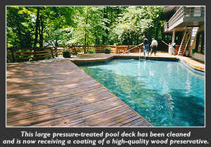 Pool deck